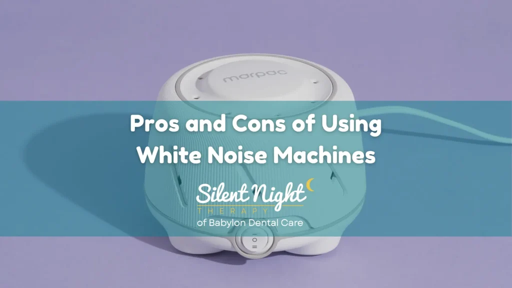 Pros And Cons Of Using White Noise Machines Image